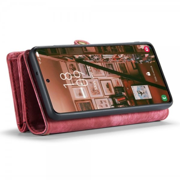 CaseMe Samsung Galaxy S23 Kotelo 008 Series Irrotettava Kuori Punainen