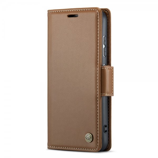CaseMe Samsung Galaxy S23 Kotelo 023 Series Ruskea
