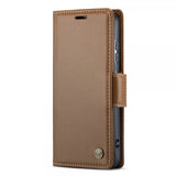 CaseMe Samsung Galaxy S23 Kotelo 023 Series Ruskea