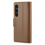 CaseMe Samsung Galaxy S23 Kotelo 023 Series Ruskea