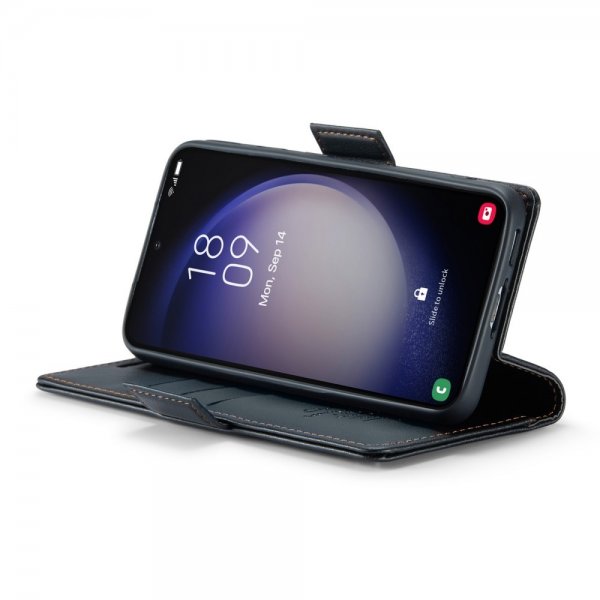 CaseMe Samsung Galaxy S23 -kotelo 023 Series Musta
