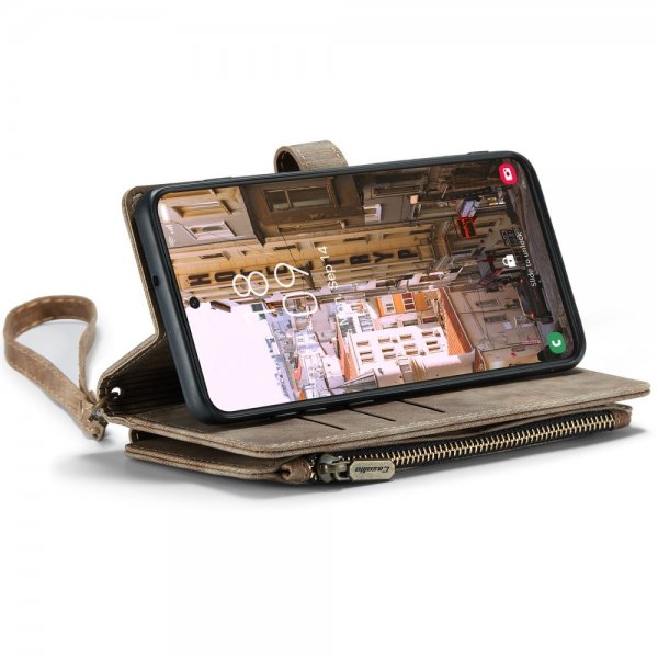 CaseMe Samsung Galaxy S23 Kotelo C30-sarja Ruskea