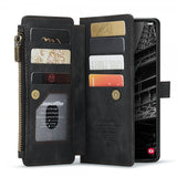 CaseMe Samsung Galaxy S23 -suojakotelo, C30-sarja, musta