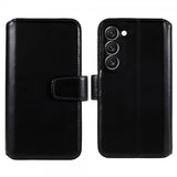 Nordic Covers Samsung Galaxy S23 Essential Leather Raven Black -kotelo