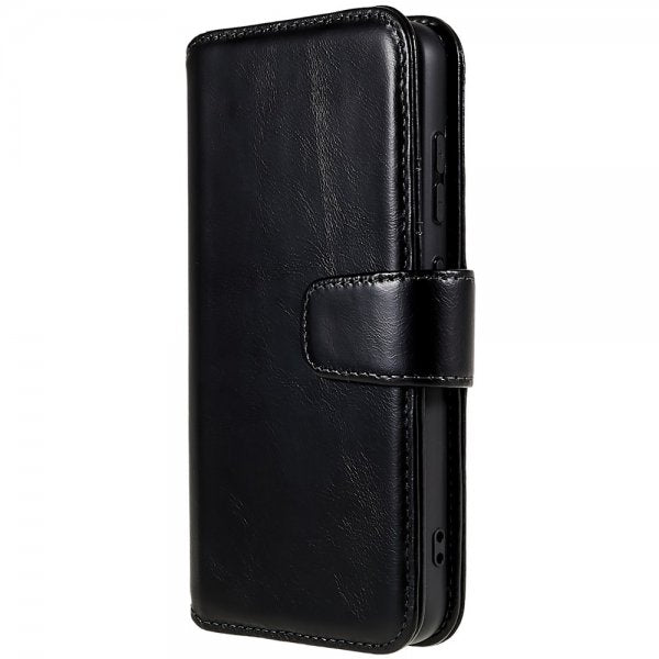 Nordic Covers Samsung Galaxy S23 Essential Leather Raven Black -kotelo