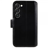 Nordic Covers Samsung Galaxy S23 Essential Leather Raven Black -kotelo