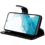 Nordic Covers Samsung Galaxy S23 Essential Leather Raven Black -kotelo