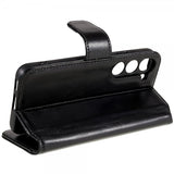 Nordic Covers Samsung Galaxy S23 Essential Leather Raven Black -kotelo