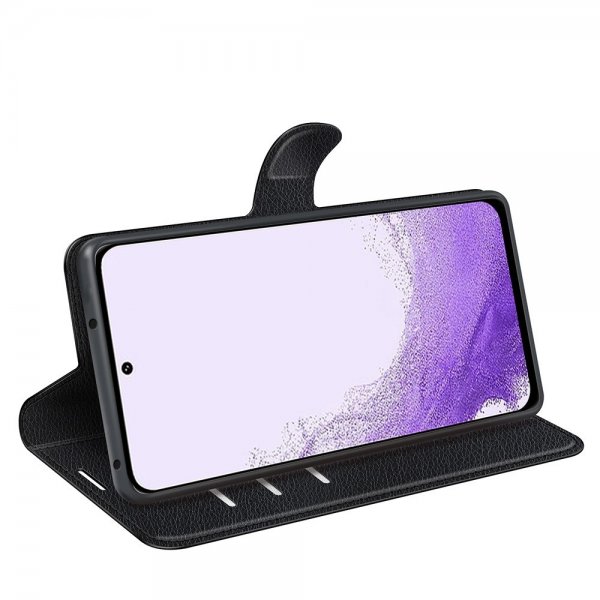 Nordic Covers Samsung Galaxy S23 Kotelo Litsi Raven Black