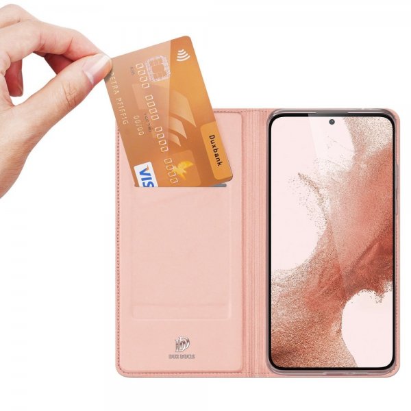 Dux Ducis Samsung Galaxy S23 Kotelo Skin Pro Series Vaaleanpunainen