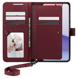 Spigen Samsung Galaxy S23 Kotelo Wallet S Plus Burgundy