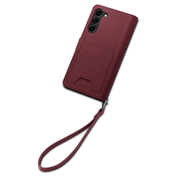 Spigen Samsung Galaxy S23 Kotelo Wallet S Plus Burgundy