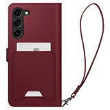 Spigen Samsung Galaxy S23 Kotelo Wallet S Plus Burgundy