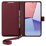 Spigen Samsung Galaxy S23 Kotelo Wallet S Plus Burgundy
