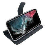 Celly Samsung Galaxy S23 Kotelo Wally Wallet Case, musta