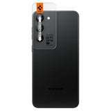 Spigen Samsung Galaxy S23/S23 Plus/S24 Kameran suojaus GLAS.tR EZ Fit Optik Pro 2-pakkaus, musta