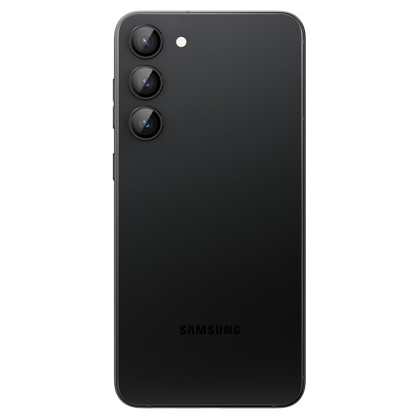 Spigen Samsung Galaxy S23/S23 Plus/S24 Kameran suojaus GLAS.tR EZ Fit Optik Pro 2-pakkaus, musta