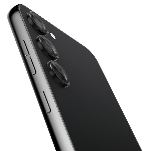 Spigen Samsung Galaxy S23/S23 Plus/S24 Kameran suojaus GLAS.tR EZ Fit Optik Pro 2-pakkaus, musta
