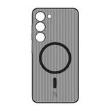 Rvelon Samsung Galaxy S23 Kuori Aallotettu MagSafe Musta