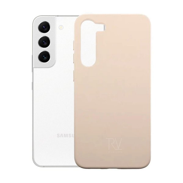 Rvelon Samsung Galaxy S23 Kuori Silikoni Beige