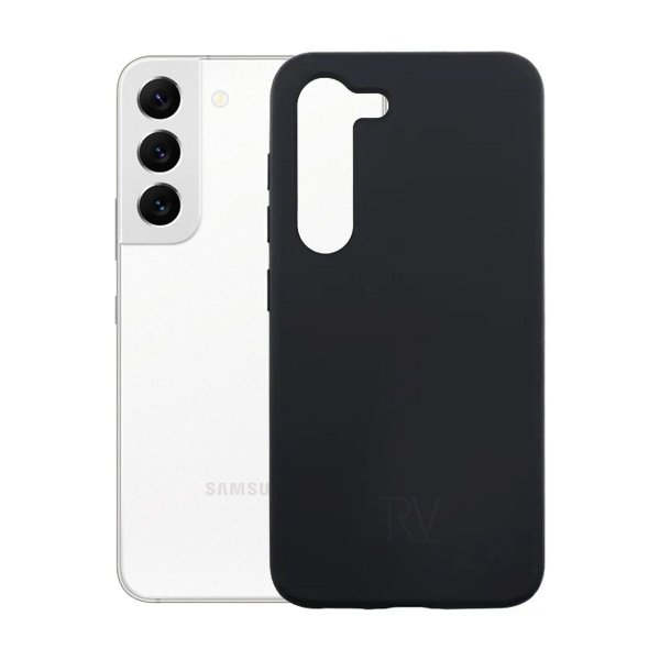 Rvelon Samsung Galaxy S23 Kuori Silikoni Musta