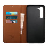 Rvelon Samsung Galaxy S23 Kotelo Magneettinen Irrotettava Kuori Ruskea