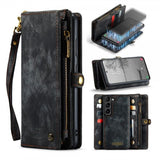 CaseMe Samsung Galaxy S23 Plus -suojakotelo, 008 Series, irrotettava kuori, musta