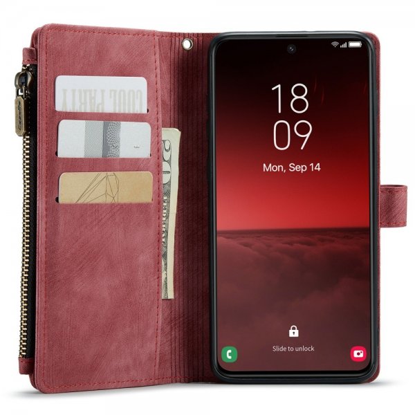 CaseMe Samsung Galaxy S23 Plus Kotelo C30 -sarja Punainen