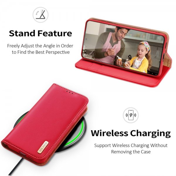 Dux Ducis Samsung Galaxy S23 Plus Hivo Series -kotelo, punainen