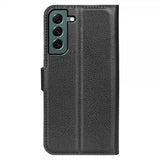 Nordic Covers Samsung Galaxy S23 Plus -suojakotelo Litchi Raven Black