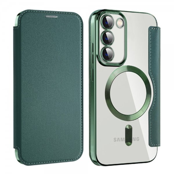 Samsung Galaxy S23 Plus -suojakuori, MagSafe, vihreä