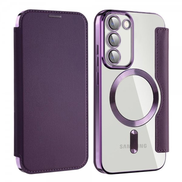 Samsung Galaxy S23 Plus -suojakuori MagSafe Lila