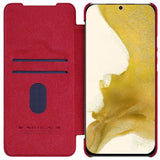 Nillkin Samsung Galaxy S23 Plus -suojakotelo, Qin-sarja, punainen