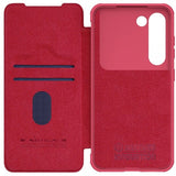 Nillkin Samsung Galaxy S23 Plus -suojakotelo, Qin-sarja, punainen