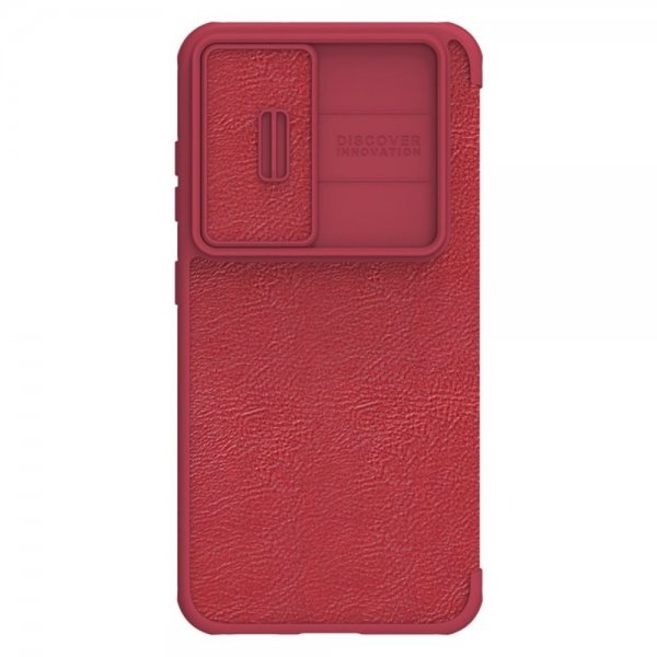 Nillkin Samsung Galaxy S23 Plus -suojakotelo, Qin-sarja, punainen