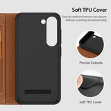 Dux Ducis Samsung Galaxy S23 Plus Suojakotelo Skin X2 -sarja, ruskea