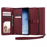 Spigen Samsung Galaxy S23 Plus Kotelo Wallet S Plus Burgundy