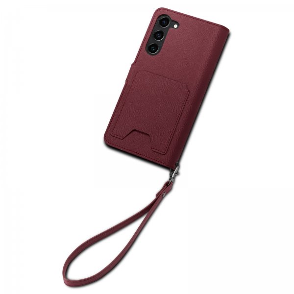Spigen Samsung Galaxy S23 Plus Kotelo Wallet S Plus Burgundy