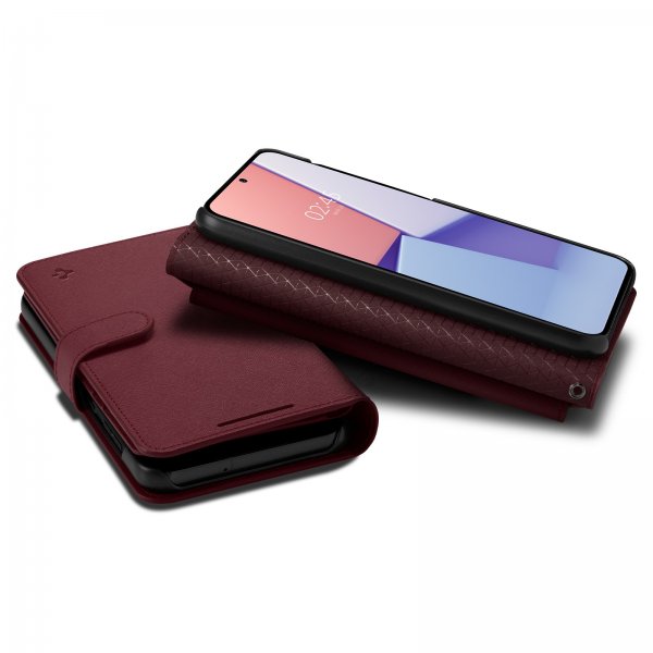 Spigen Samsung Galaxy S23 Plus Kotelo Wallet S Plus Burgundy