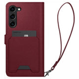 Spigen Samsung Galaxy S23 Plus Kotelo Wallet S Plus Burgundy