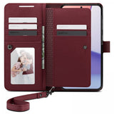 Spigen Samsung Galaxy S23 Plus Kotelo Wallet S Plus Burgundy