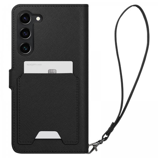 Spigen Samsung Galaxy S23 Plus Kotelo Wallet S Plus Musta