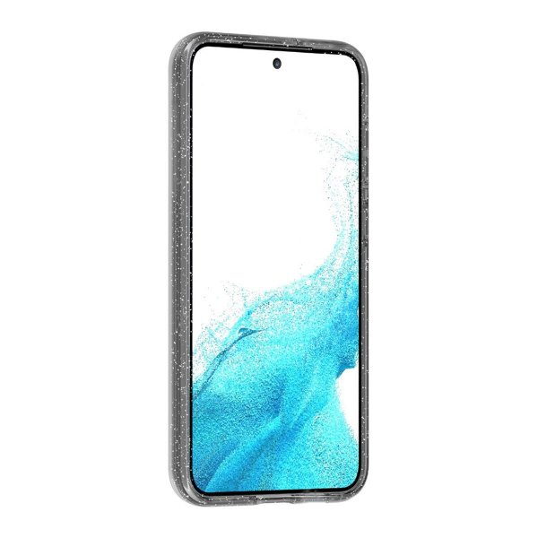 Samsung Galaxy S23 Plus Kuori Glitter MagSafe Musta