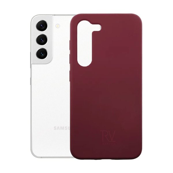 Rvelon Samsung Galaxy S23 Plus Silikonikuori Punainen