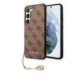 Guess Samsung Galaxy S23 Plus Suojakuori 4G Charms Ruskea