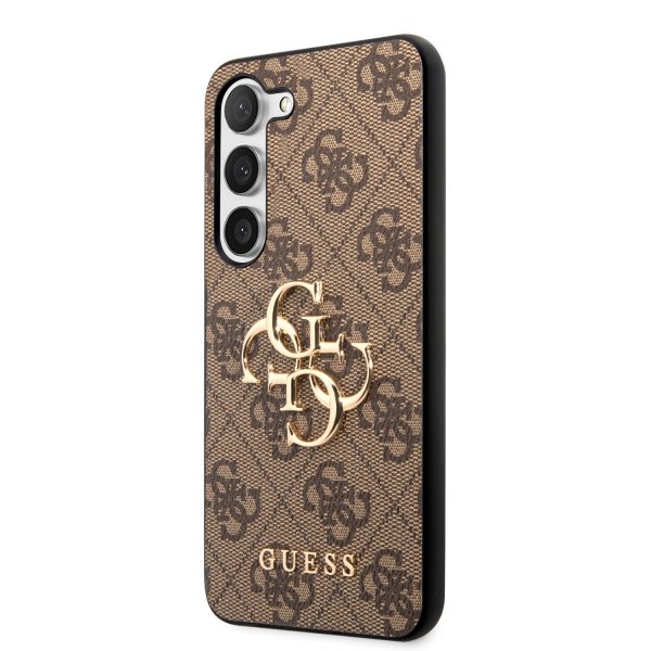 Guess Samsung Galaxy S23 Plus Suojakuori 4G Logo Ruskea
