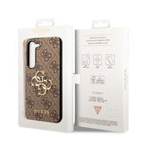 Guess Samsung Galaxy S23 Plus Suojakuori 4G Logo Ruskea