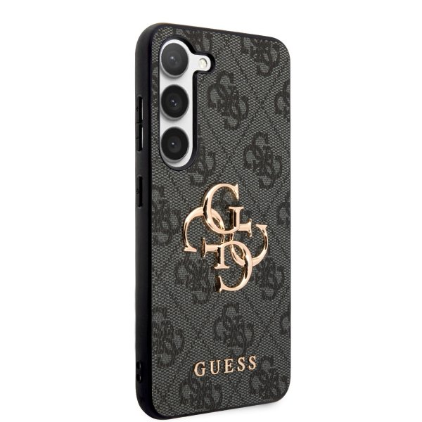 Guess Samsung Galaxy S23 Plus -kuori 4G Logo Harmaa