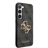Guess Samsung Galaxy S23 Plus -kuori 4G Logo Harmaa