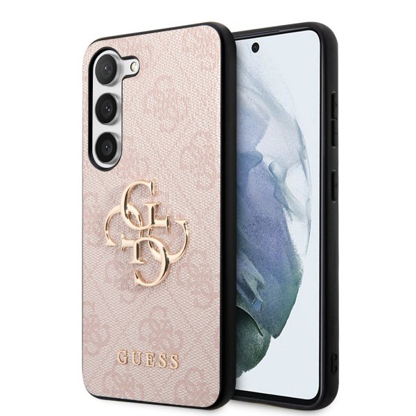 Guess Samsung Galaxy S23 Plus Kuoret 4G Logo Pink